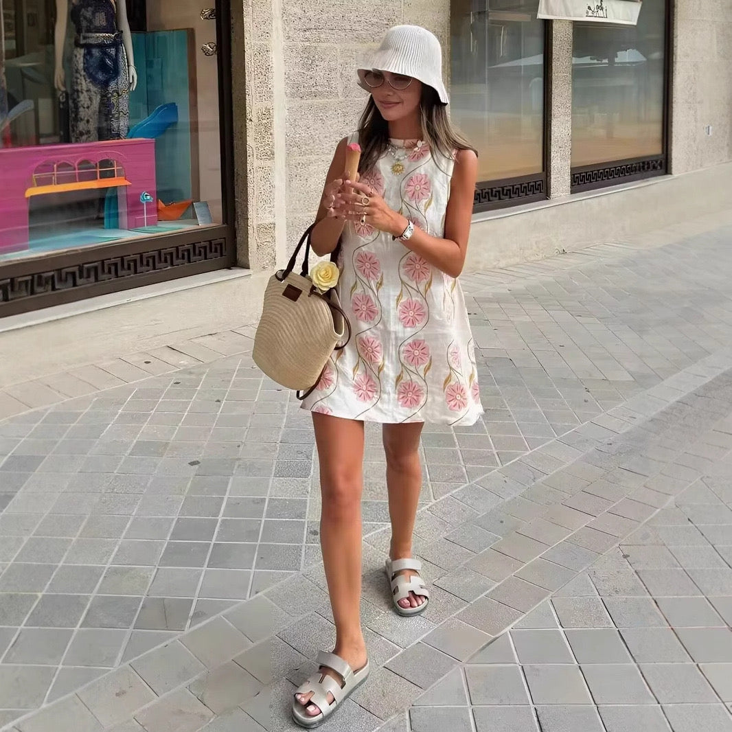 Maria Floral Mini Dress