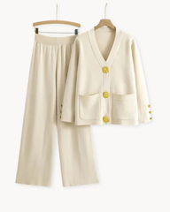 Alarice Knit Top & Cardigan Set