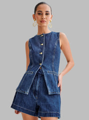 Violetta Two-Piece Denim Set