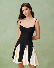 Angélique Contrast Mini Dress