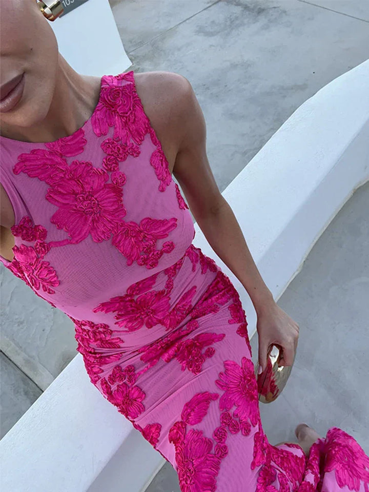 Alora Bloom Maxi Dress