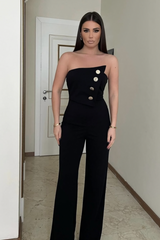 Valora Modern Drape Jumpsuit