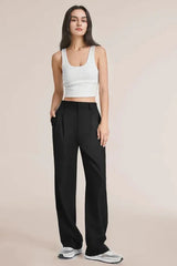 Lucia Classic Black Suit Pants