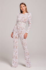 Ariella Romantic Lace One-Piece