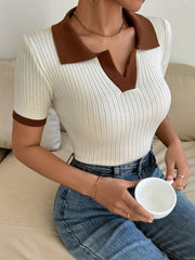 Francesca Lightweight Knit Polo
