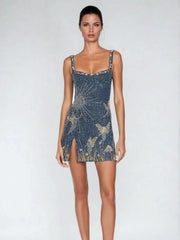 Celestia Draped Mini Dress