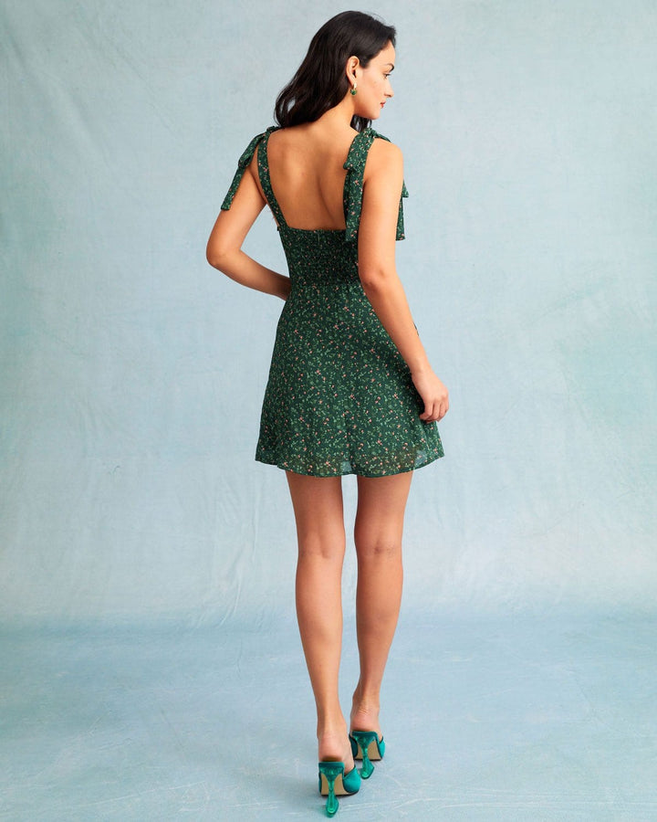 Botanical Charm Mini Dress