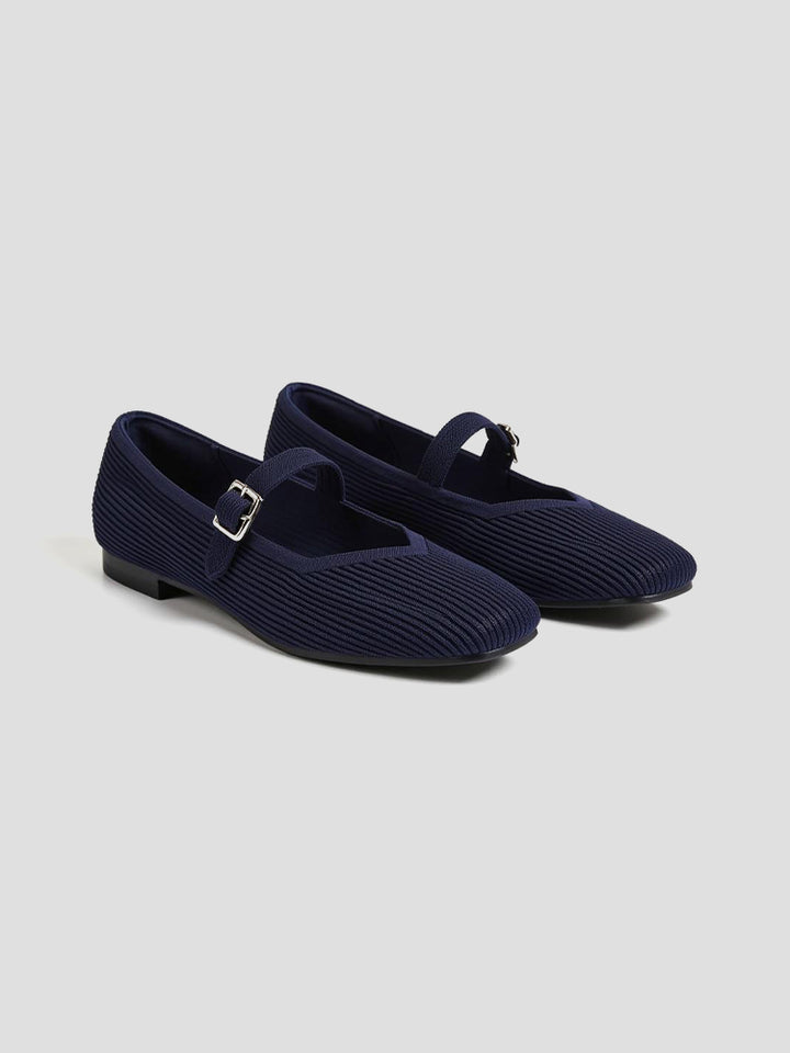 Mary-Jane Flats Toe