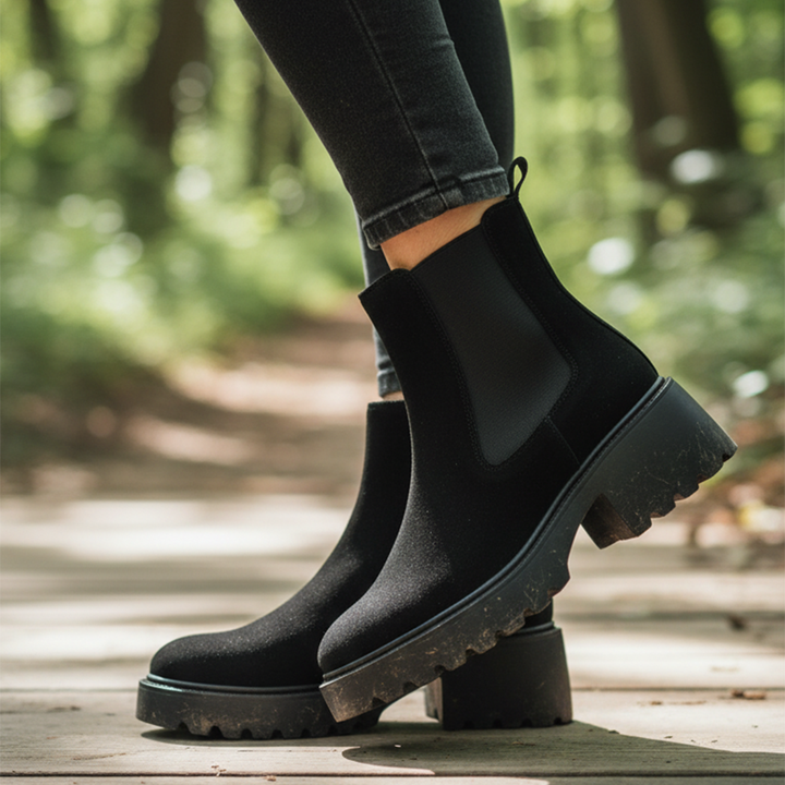 Emilia Chunky Chelsea Travel Boots