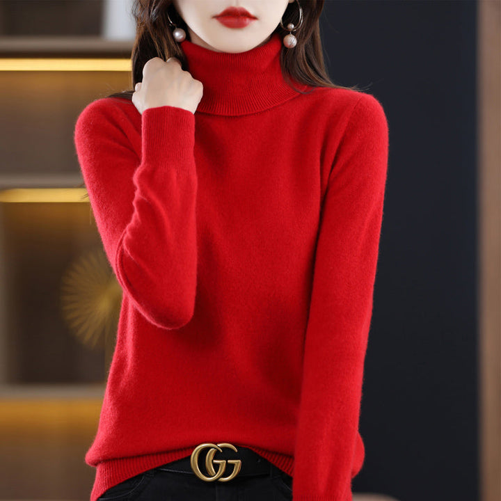 Clotilde Ribbed Knit Turtleneck