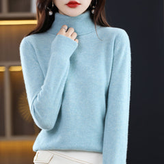 Clotilde Ribbed Knit Turtleneck