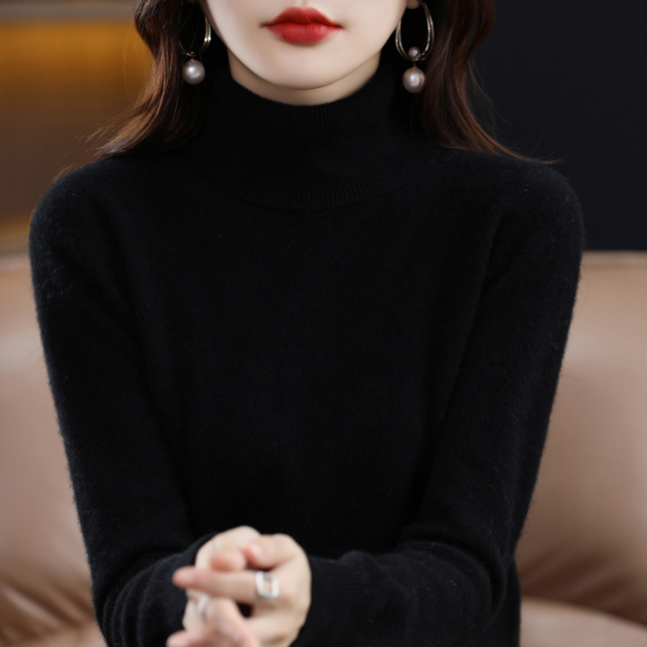 Women Elegant Turtleneck Sweater