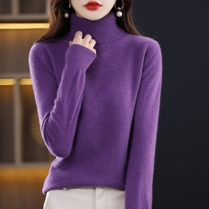 Clotilde Ribbed Knit Turtleneck