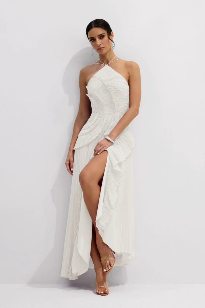 Laghetta Floral Wedding Guest Maxi Dress