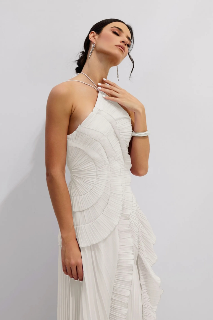 Laghetta Floral Wedding Guest Maxi Dress