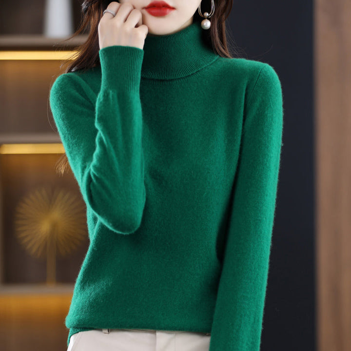 Clotilde Ribbed Knit Turtleneck