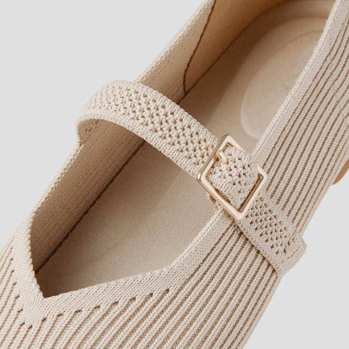 Mary-Jane Flats Toe