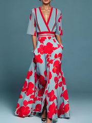 Everly Bloom Wrap Dress