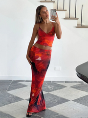Ravelle Tailored Crop & Skirt Set