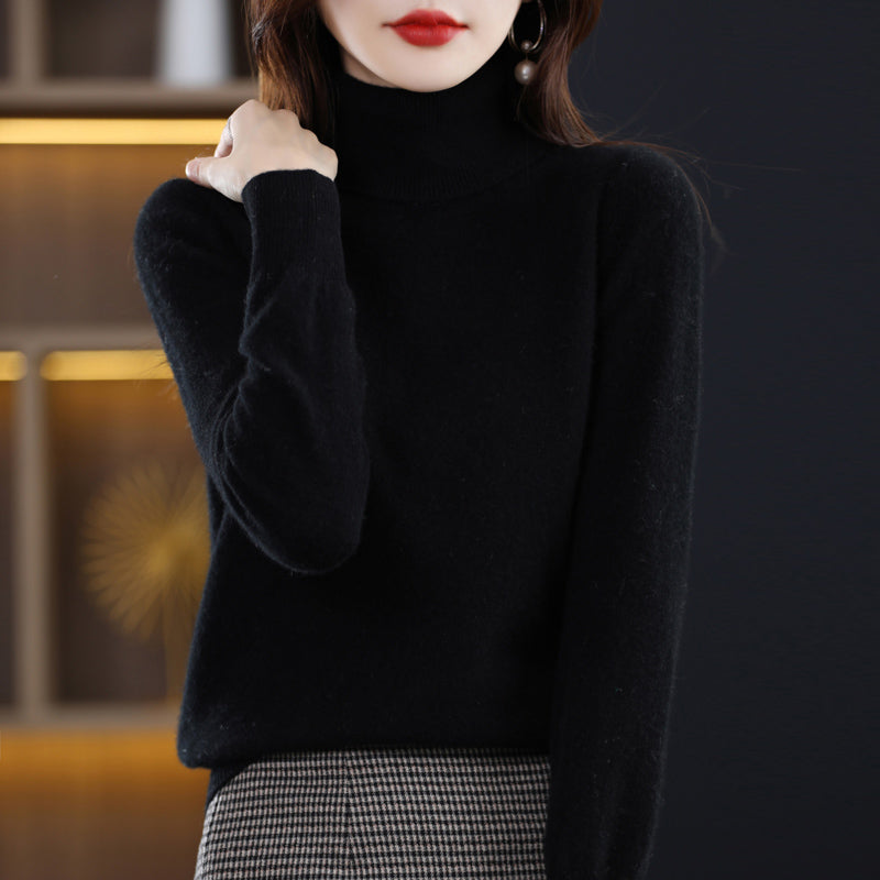 Clotilde Ribbed Knit Turtleneck