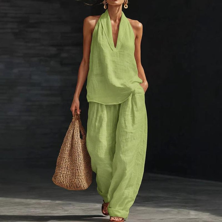 Aurelia Breeze Summer Linen Set