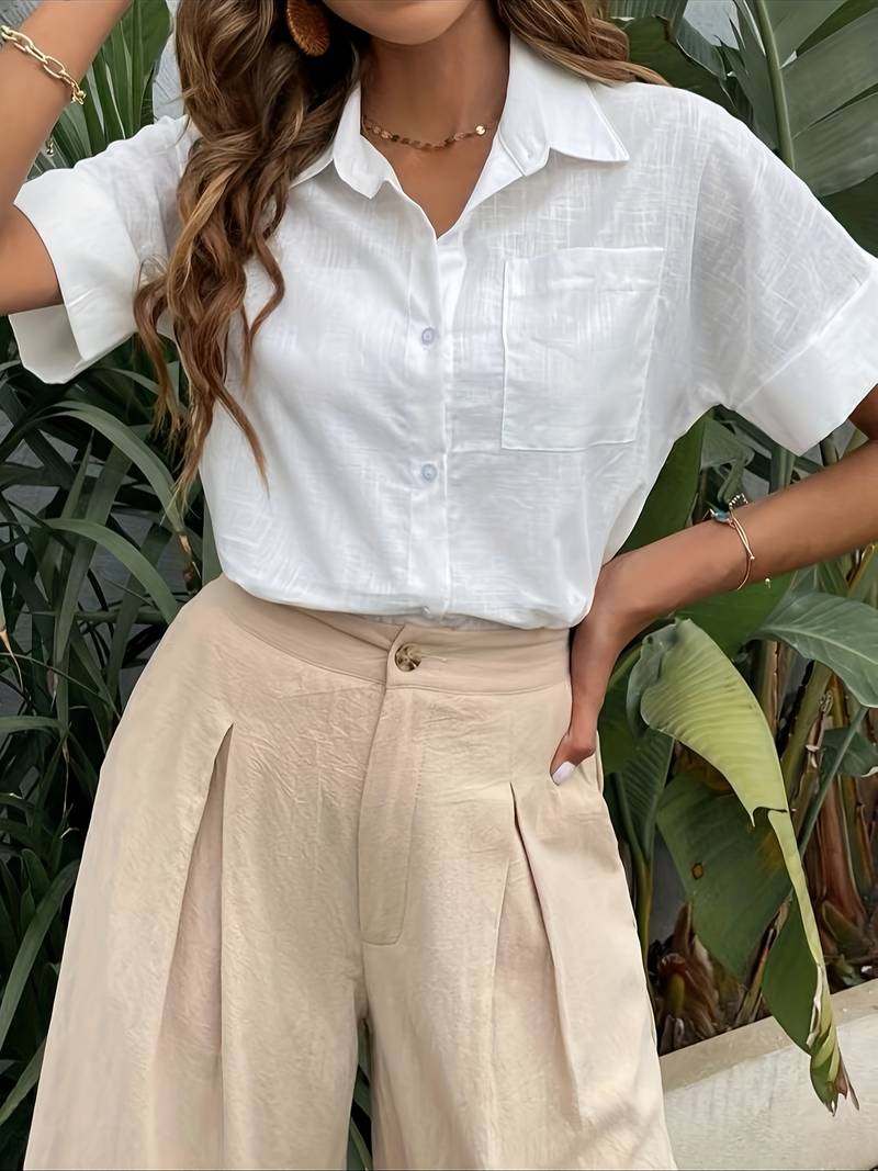 Caterina Classic Collared Shirt