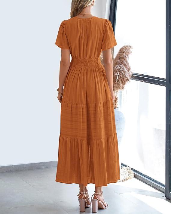 Amara Casual Maxi Dress Lightweight Boho Dress