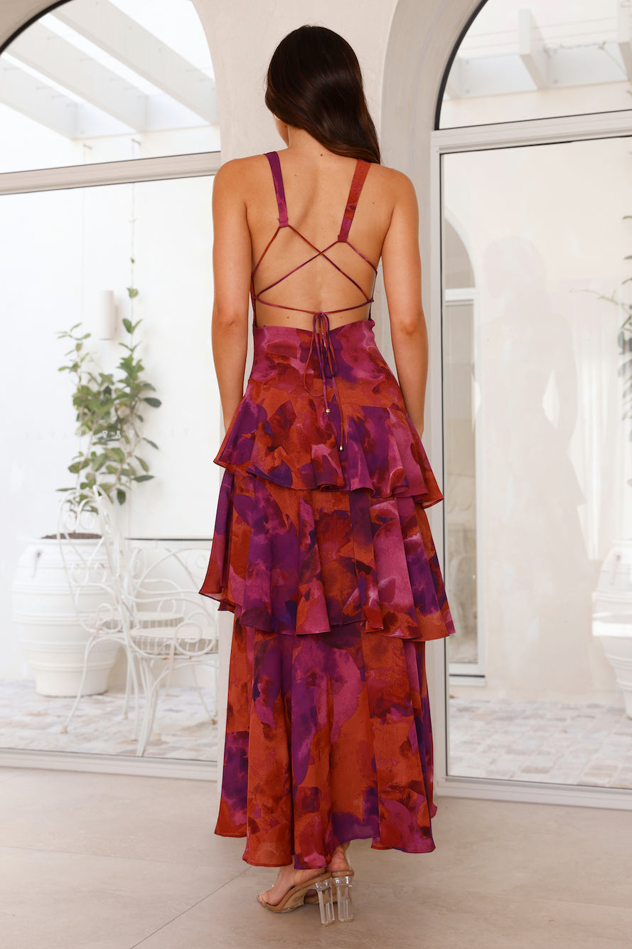 Dorotea Wedding Guest Floral Maxi Dress