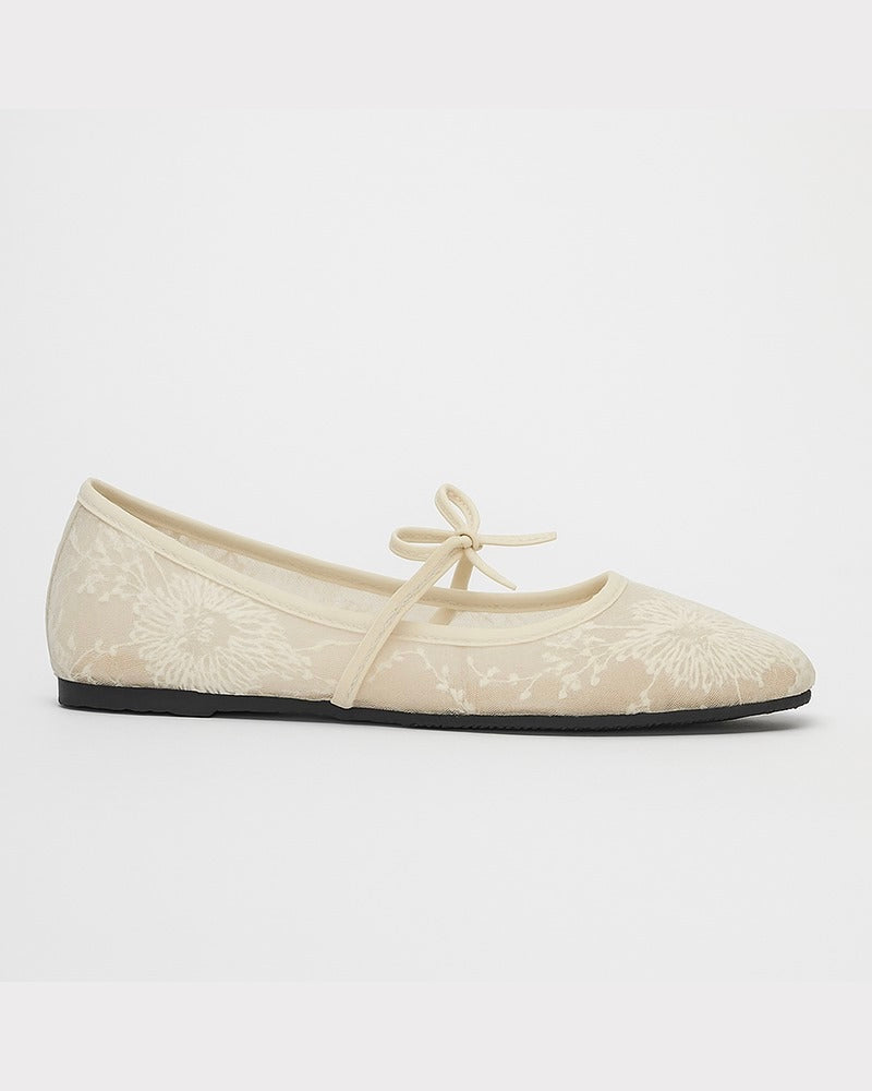 Vescara Lace Ballet Flats