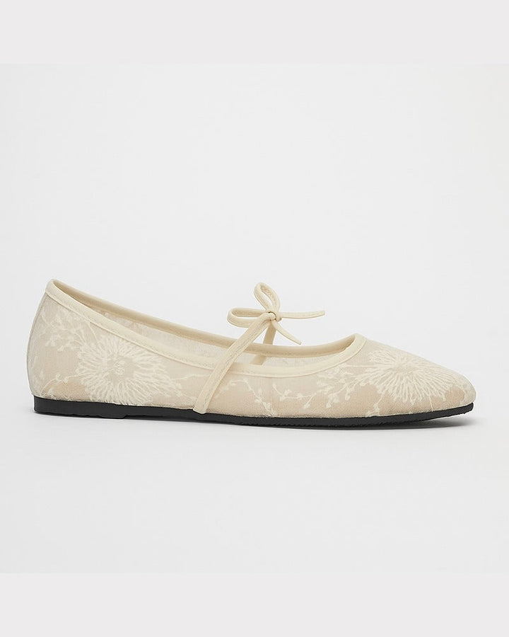 Vescara Lace Ballet Flats