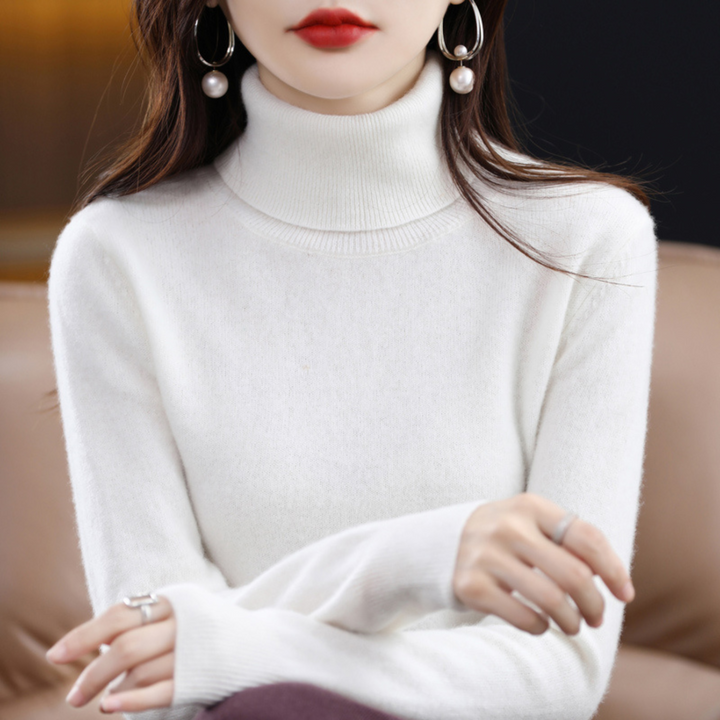 Women Elegant Turtleneck Sweater