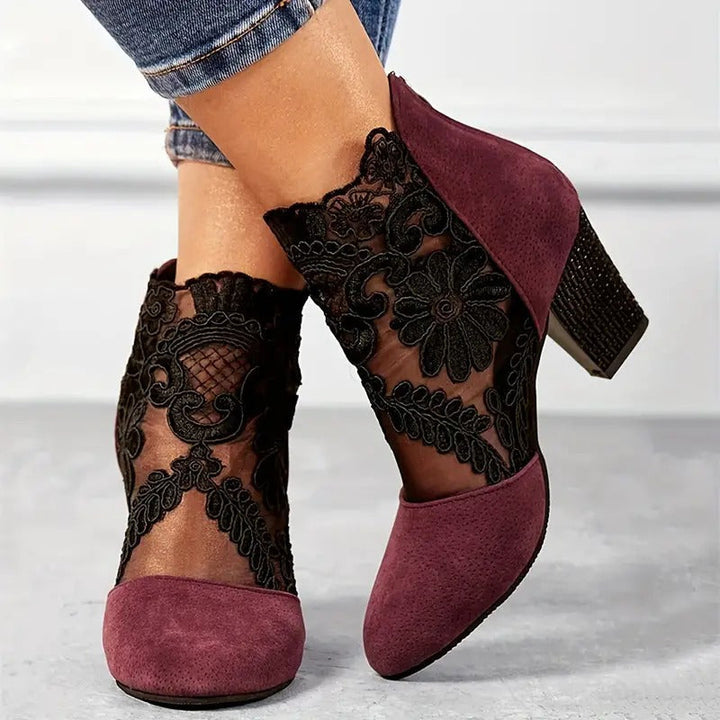 Charlotte | Women's White Heels