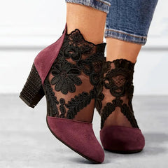 Charlotte | Women's White Heels