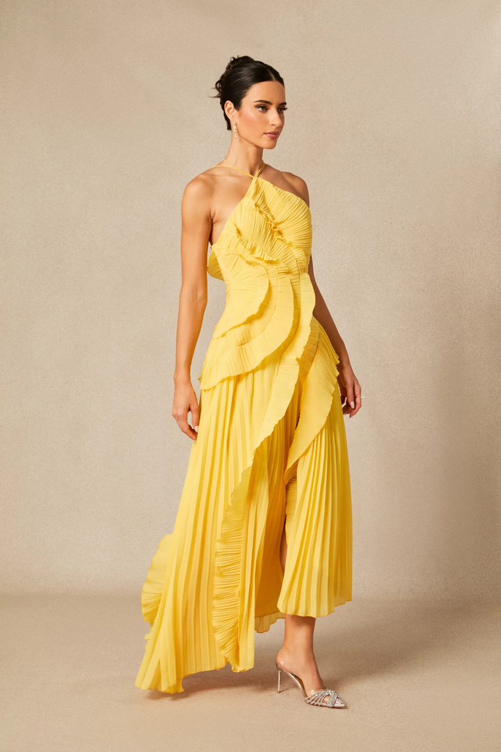 Laghetta Floral Wedding Guest Maxi Dress