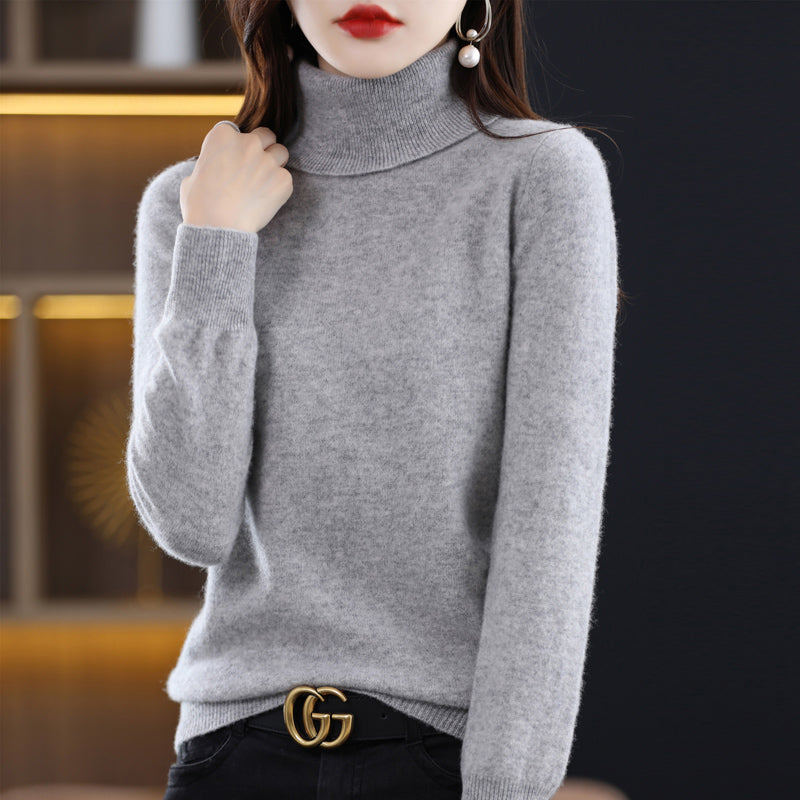 Clotilde Ribbed Knit Turtleneck