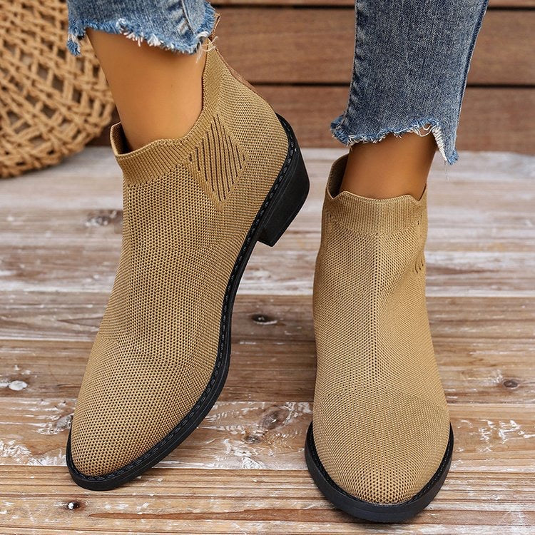 Rhea Slip-On Ankle Boots