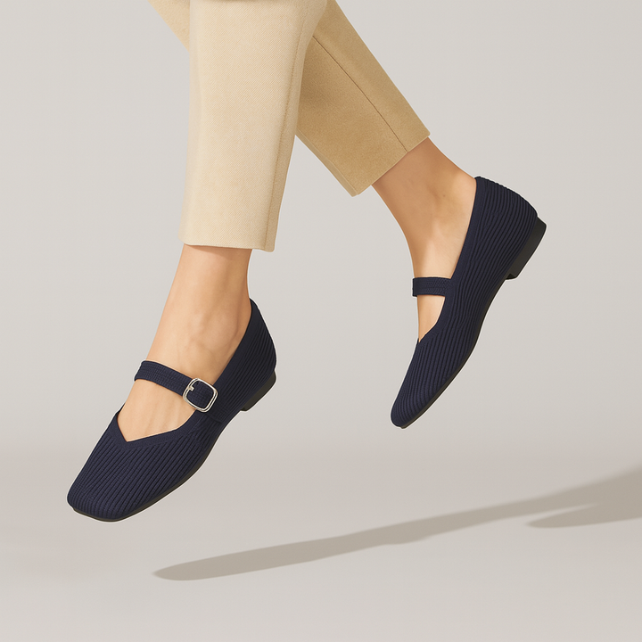 Mary-Jane Flats Toe