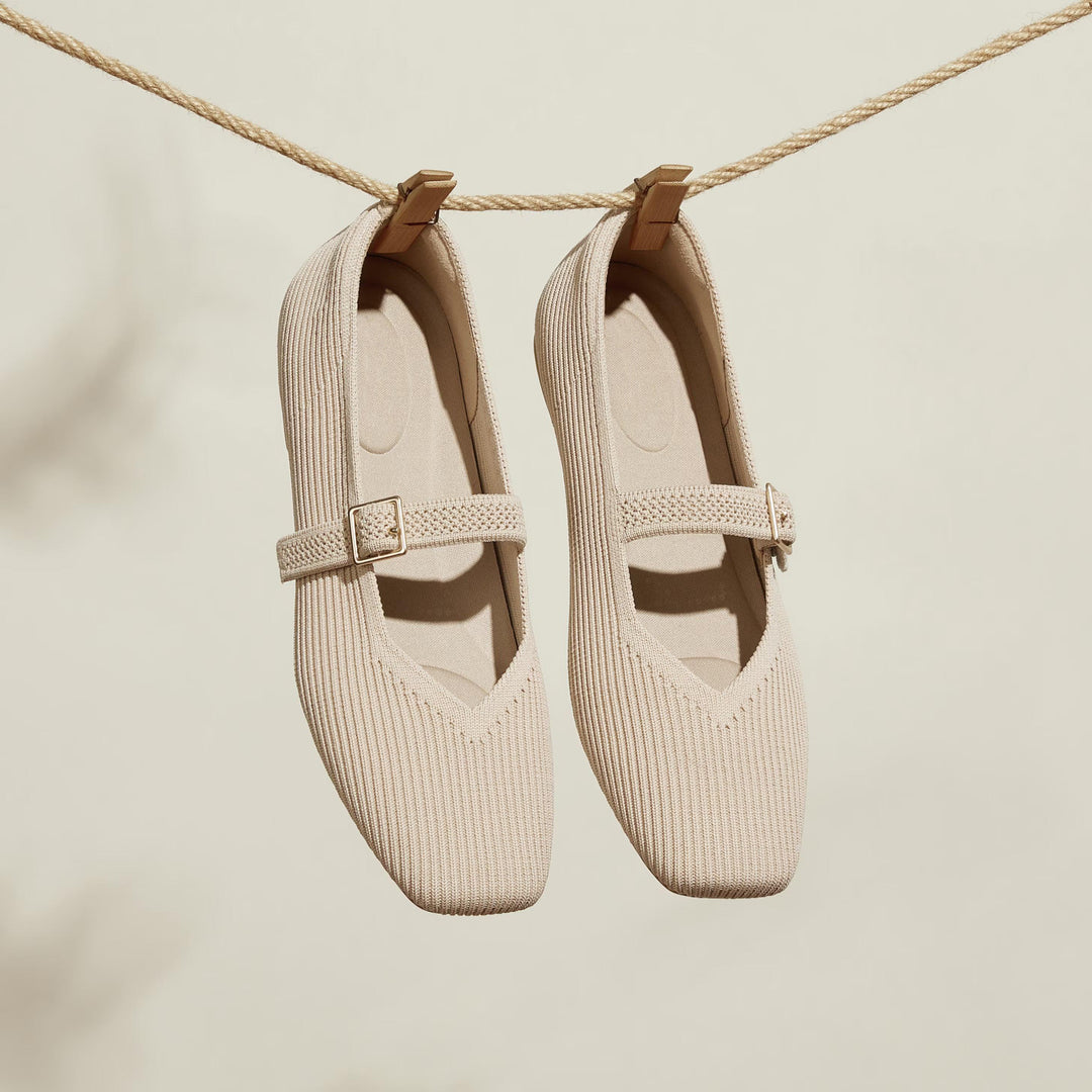 Mary-Jane Flats Toe