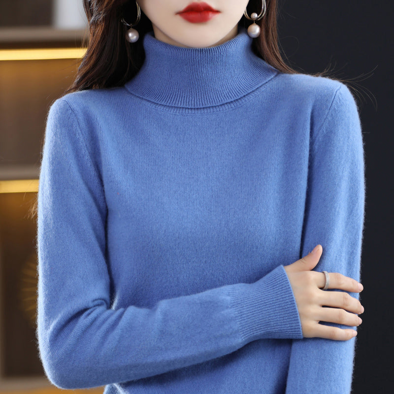 Clotilde Ribbed Knit Turtleneck