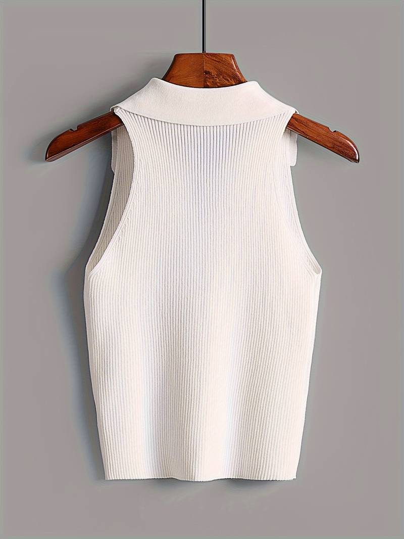 Viviana Fitted Knit Polo