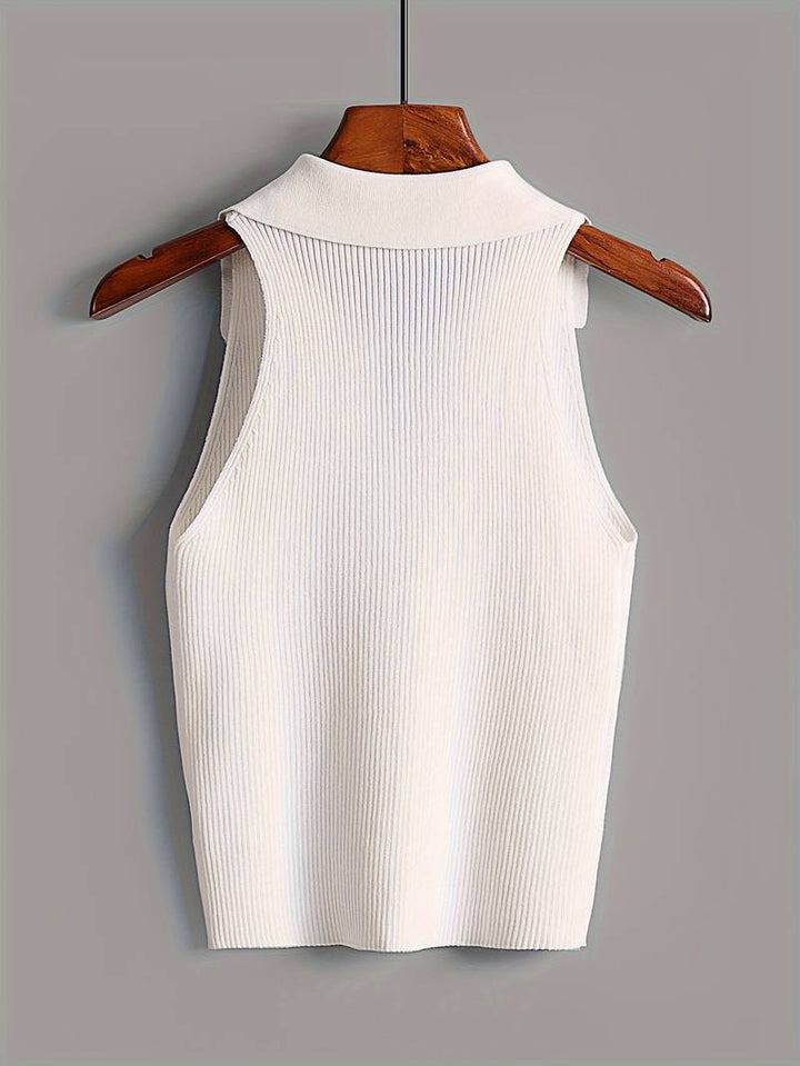 Viviana Fitted Knit Polo