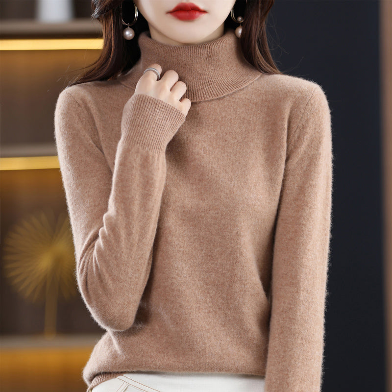 Clotilde Ribbed Knit Turtleneck
