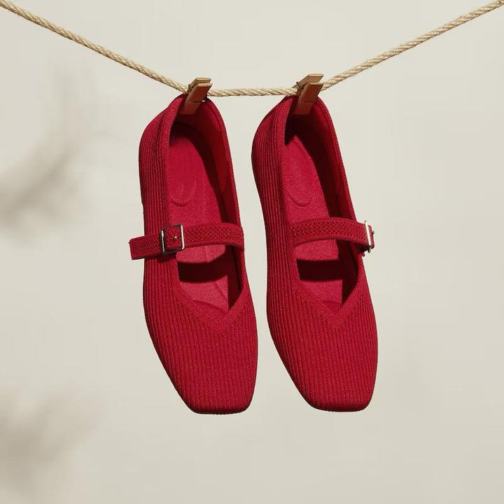 Mary-Jane Flats Toe