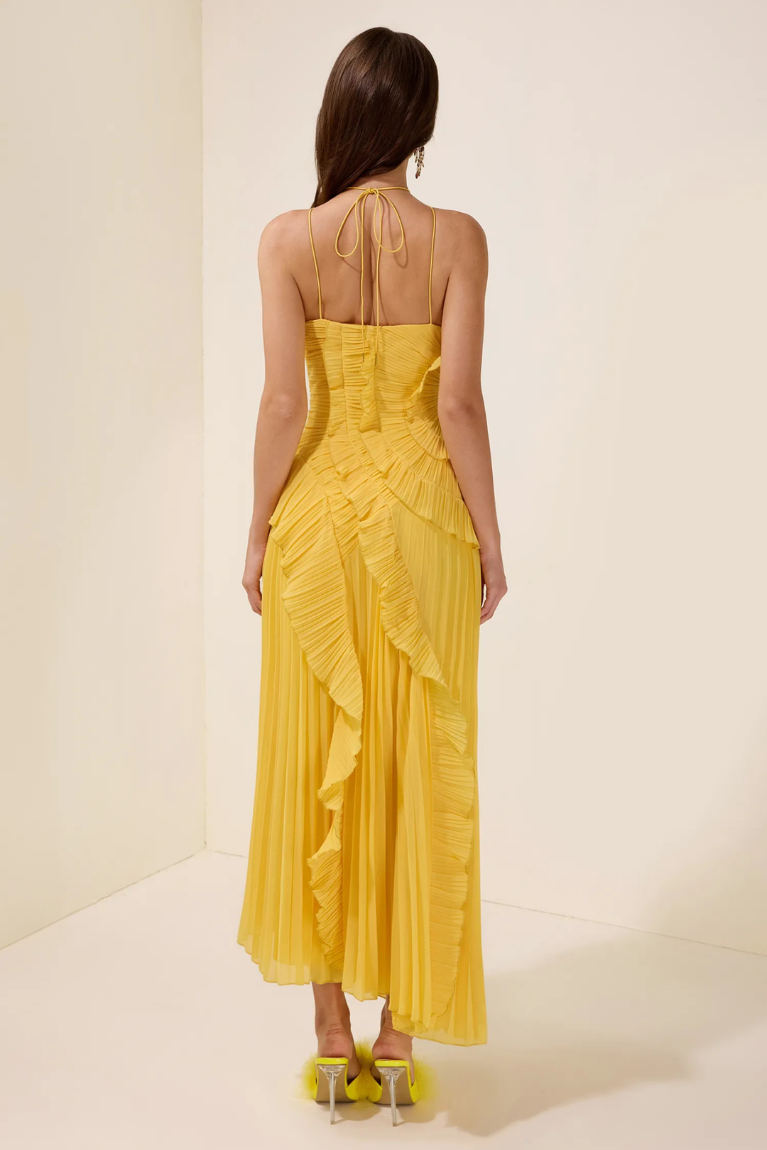 Laghetta Floral Wedding Guest Maxi Dress