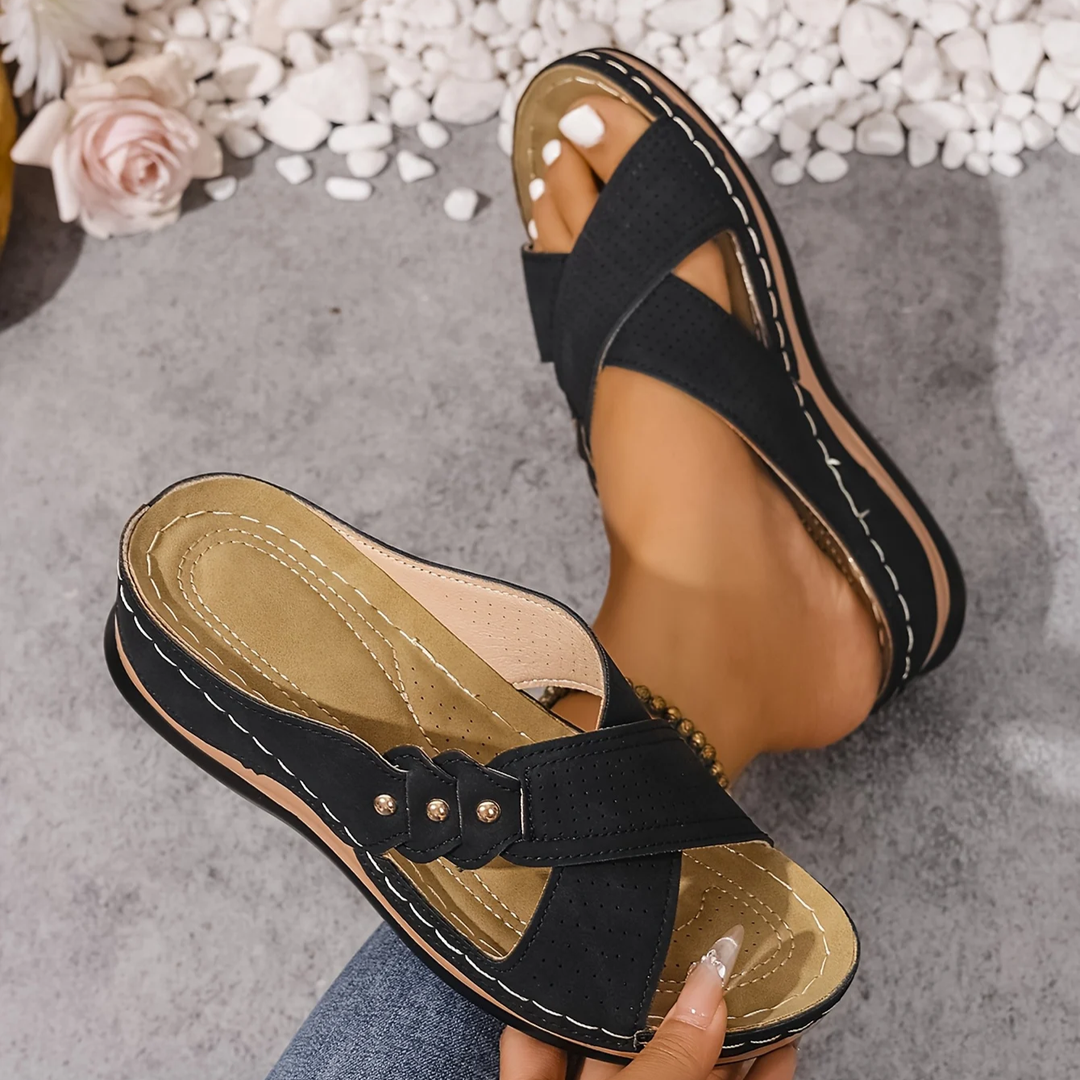 PATRICIA - Elegant Wedge Sandals