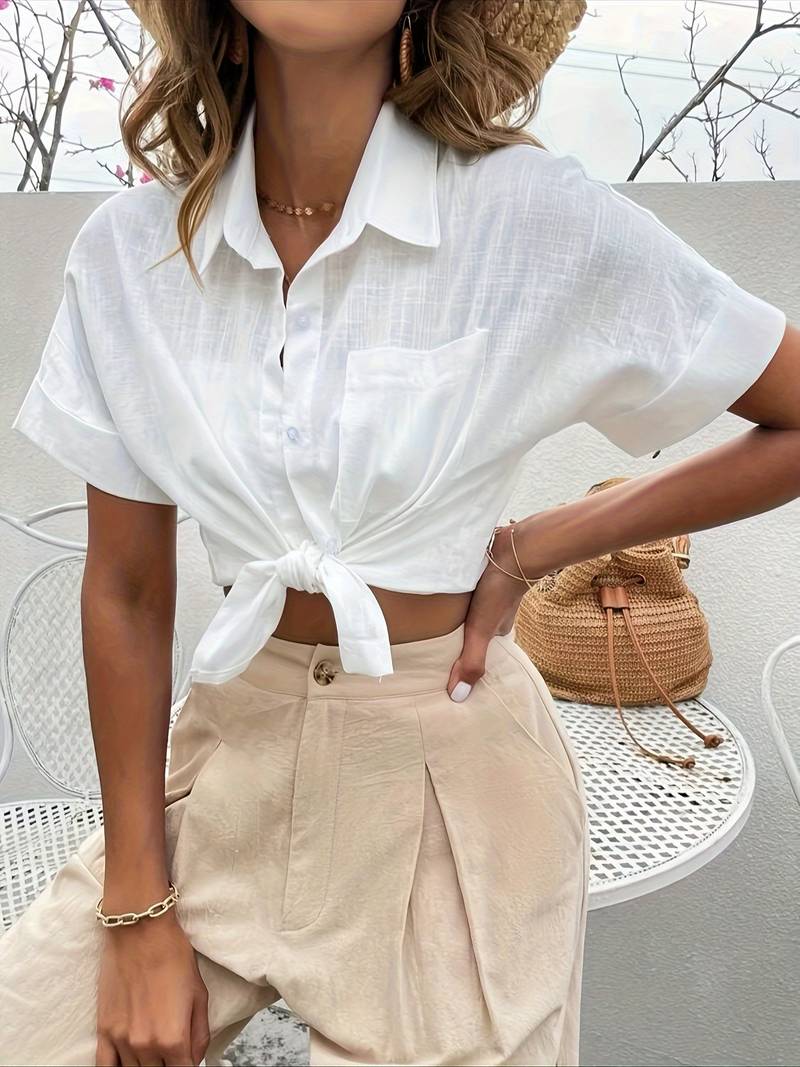 Caterina Classic Collared Shirt