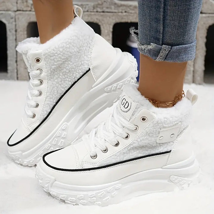 Edna® | Waterproof plush ankle boots