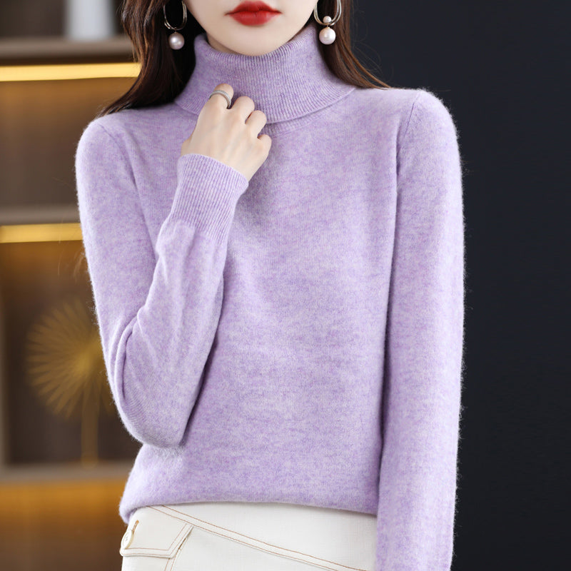 Clotilde Ribbed Knit Turtleneck
