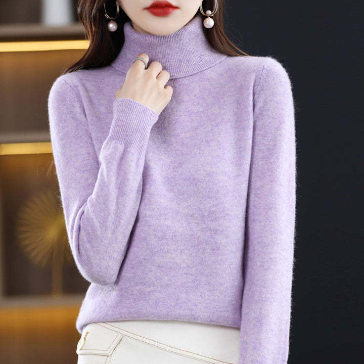 Clotilde Ribbed Knit Turtleneck