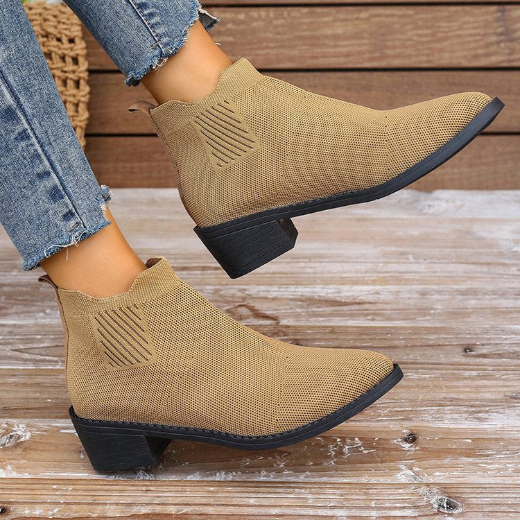 Rhea Slip-On Ankle Boots